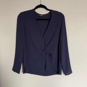 Size 6 - top shop navy blouse